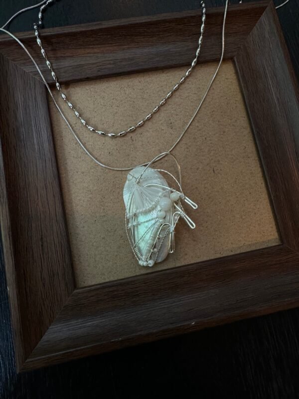 Boho coastline|Handmade Seashell Unique Necklace